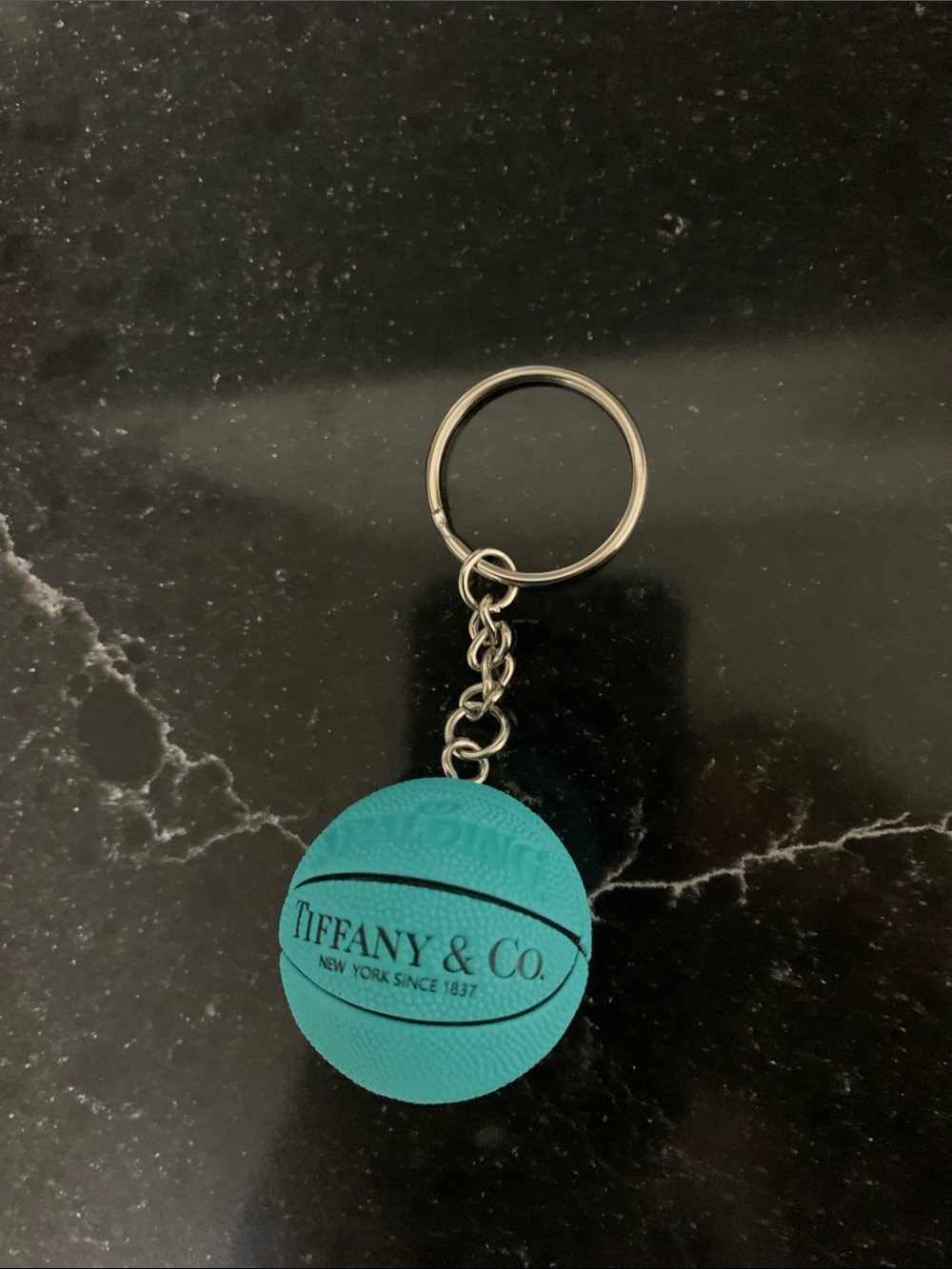 Tiffany & Co. Blue Basketball Keychain